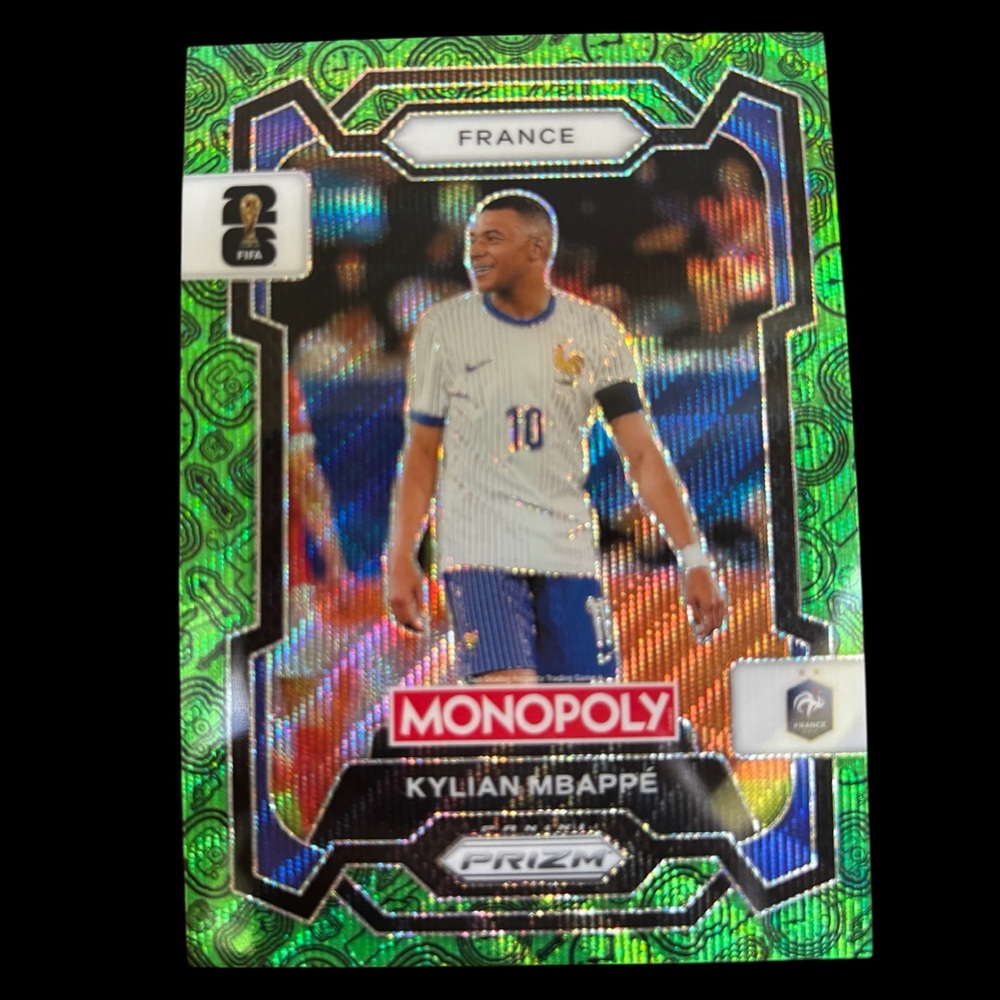 Monopoly Prizm Mbappé Soccer Card